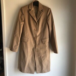 United Colors of Benetton wool blend camel color dress coat dress jacket